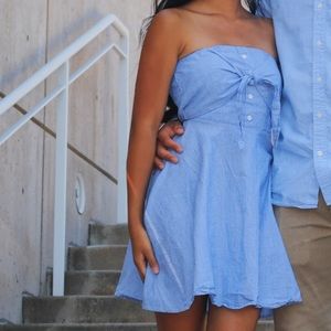 fashion nova strapless dress